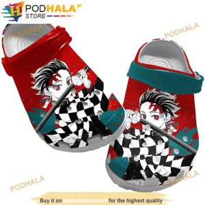 Kamado Tanjiro Demon Slayer 3D Funny Crocs Clogs