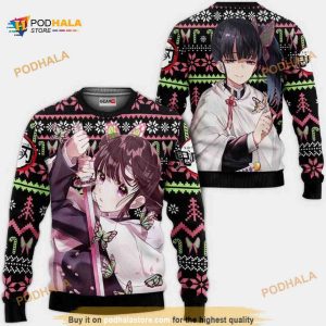 Kanao Kimetsu Xmas Ugly Anime Christmas Sweater