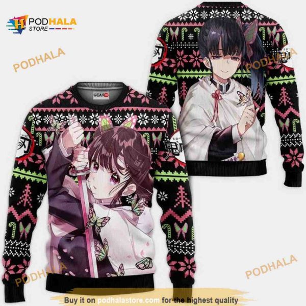 Kanao Kimetsu Xmas Ugly Anime Christmas Sweater