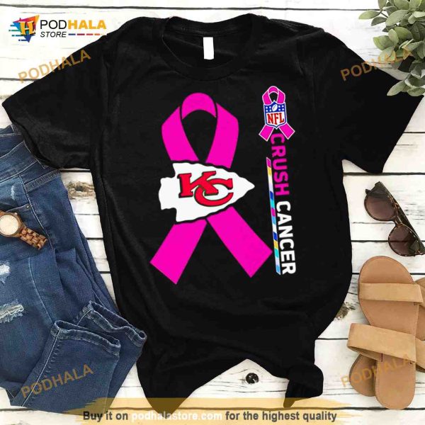 kansas City Chiefs NFL Crush Cancer Shirt