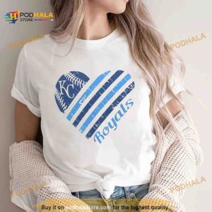 Kansas City Royals Heart Lolly Tee Shirt