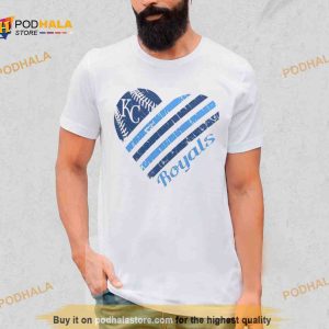 Kansas City Royals G III 4Her by Carl Banks White Heart T Shirt 2