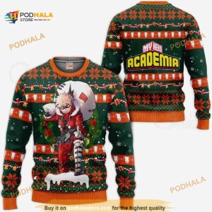 Katsuki Bakugo Ugly Christmas MHA Xmas Anime Christmas Sweater