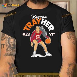 Kayana Traylor Virginia Tech Hokies 2023 NCAA women’s basketball Shirt