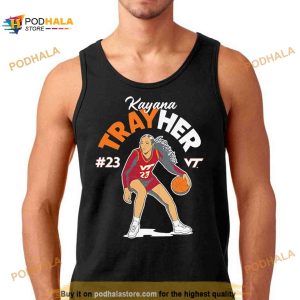 Kayana Traylor Virginia Tech Hokies 2023 NCAA women's basketball Shirt 2