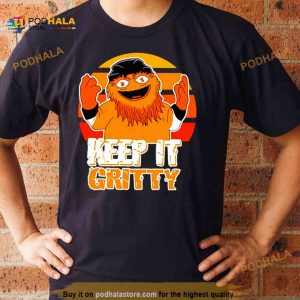 Keep it Gritty retro hockey Mascot vintage Shirt 2