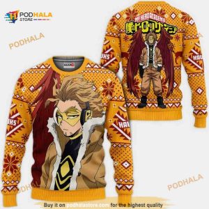 Keigo Takami Anime My Hero Academia Xmas Funny Ugly Christmas Sweater