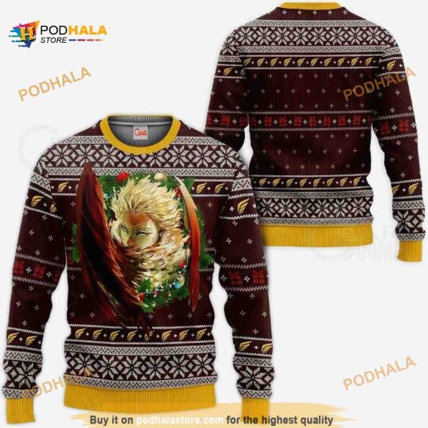 Keigo Takami Hawks Funny Ugly Christmas MHA Anime Xmas Sweater