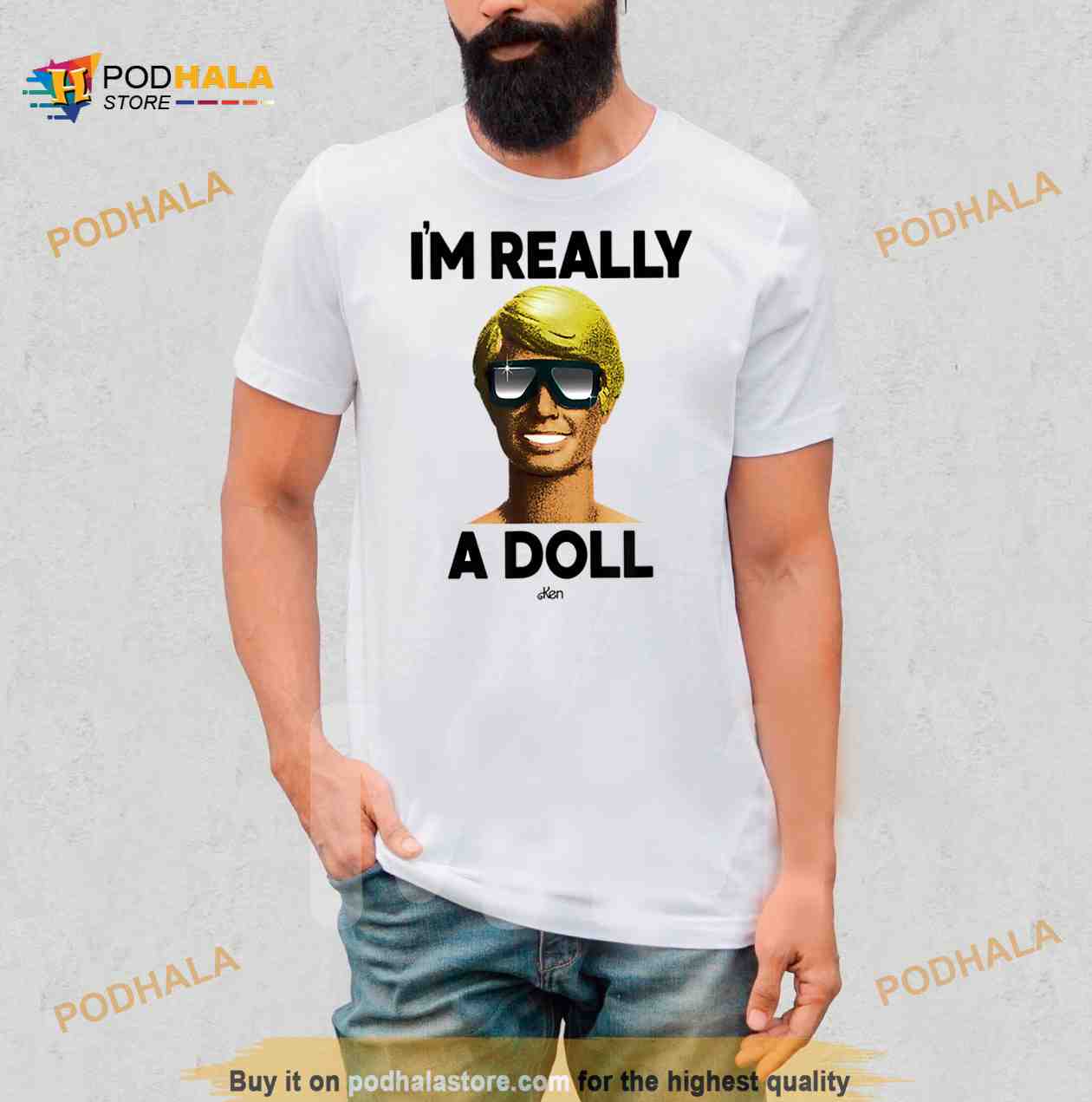 Ken I’m Really A Doll Funny Barbie Saying Classic T Shirt Ken I’m Really A Doll Funny Barbie Saying Classic T Shirt