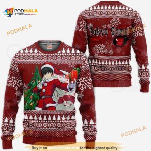 Ken Kaneki Santa Tokyo Ghoul Xmas Ugly Anime Christmas Sweater