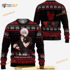 Ken Kaneki Tokyo Ghoul Ugly Anime Christmas Sweater