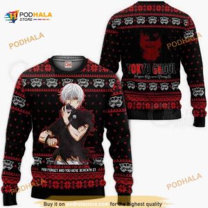 Ken Kaneki Ugly Christmas Tokyo Ghoul Xmas Idea Anime Christmas Sweater