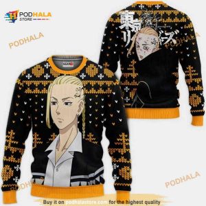 Ken Ryuuguuji Draken Tokyo Revengers Xmas Ugly Anime Christmas Sweater