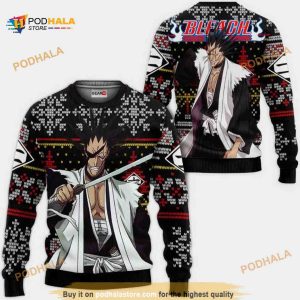Kenpachi Zaraki Bl Xmas Ugly Anime Christmas Sweater