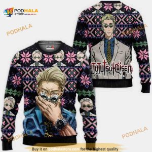 Kento Nanami Jujutsu Kaisen Xmas Ugly Anime Christmas Sweater