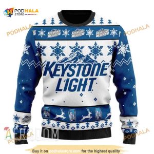 Keystone Light Drink Lover Christmas Ugly Sweater, Xmas Gifts