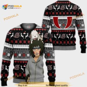 Kiba Inuzuka Ugly Anime Christmas Sweater
