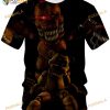 Kid's Creative 3D Tshirt Unisex Five Nights at Freddy's Crewneck Short Sleeve Tee