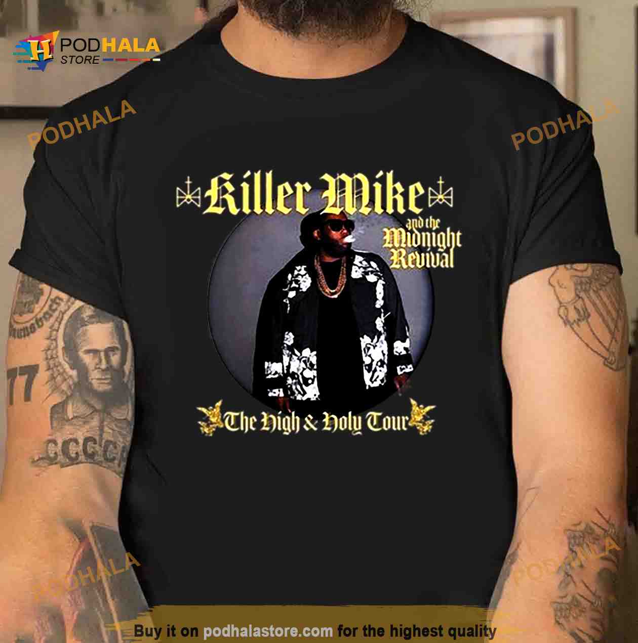Killer Mike And The Midnight Revival The High & Holy Tour 2023 Shirt Killer Mike And The Midnight Revival The High & Holy Tour 2023 Shirt