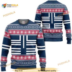 Kimetsu Akaza Ugly Anime Christmas Sweater