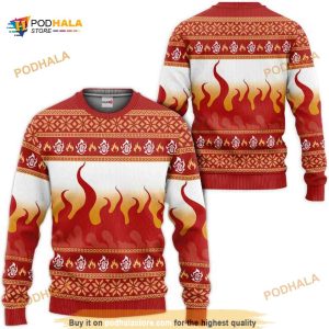 Kimetsu Kyojuro Rengoku Ugly Anime Christmas Sweater