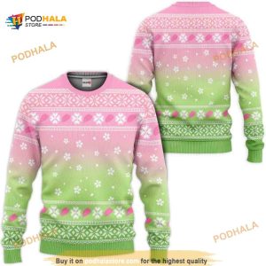 Kimetsu Mitsuri Kanroji Ugly Anime Christmas Sweater