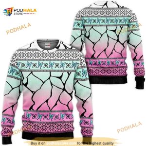 Kimetsu Shinobu Kocho Ugly Anime Christmas Sweater