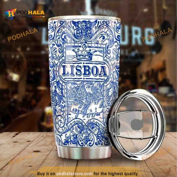 King Lisboa Gift Travel Coffee Tumbler All Over Print 3D