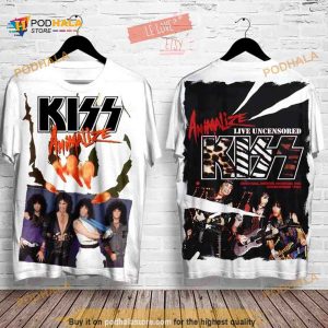 Kizz Animalize 3D Shirt, Rock Band 3D Shirt