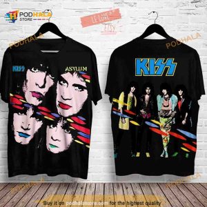 Kizz Asylum 3D Shirt, Rock Band 3D Shirt