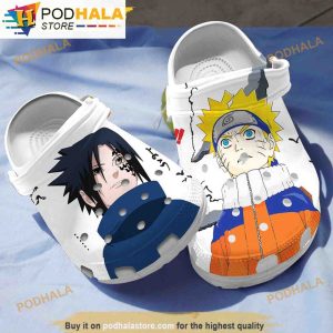 Konoha Sasuke And Naruto 3D Funny Crocs