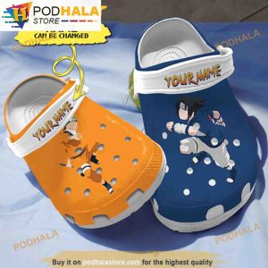 Konoha Sasuke X Naruto 3D Funny Crocs