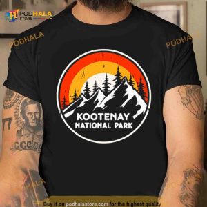 Kootenay National Park Canada Mountain Trees Sun Camping Hiking Shirt 2