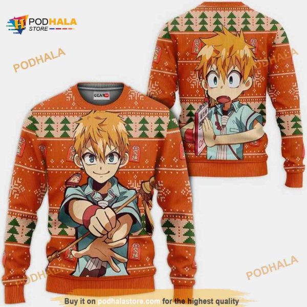 Kou Minamoto Anime Toilet-Bound Hanako-Kun Xmas Ugly Christmas Sweater