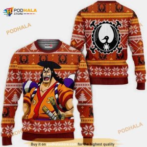 Kozuki Oden One Piece Xmas Ugly Anime Christmas Sweater