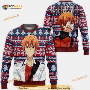 Kyo Sohma Fruits Basket Xmas Ugly Anime Christmas Sweater