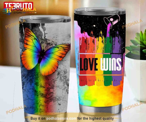 LGBT Love Is Love, Love Wins Coffee Tumbler