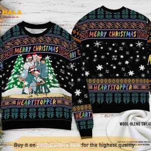LGBTQ Mery Christmas Heartstopper Ugly Xmas Sweater, Xmas Gifts