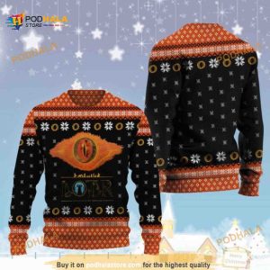 LORD Ring On Fire Ugly Christmas Sweater, Xmas Gifts