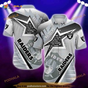 Las Vegas Raiders NFL Hawaiian Shirt, Birthday Gift For Football Fans