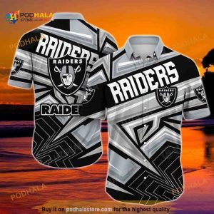 Las Vegas Raiders NFL Hawaiian Shirt, Football Gift For Adults