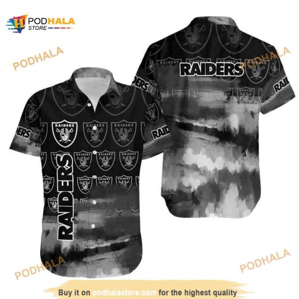 Las Vegas Raiders NFL Hawaiian Shirt, For Football Fans Aloha Shirt