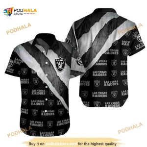 Las Vegas Raiders NFL Hawaiian Shirt, Gift For Sports Dad