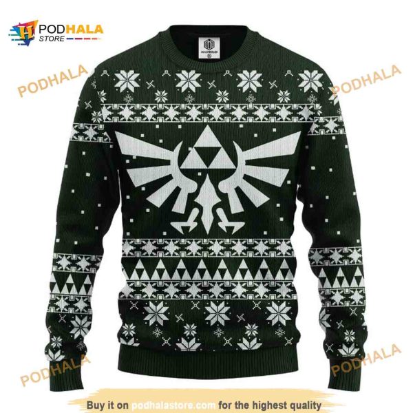Legend Of Zelda Symbol Christmas Ugly Sweater, Xmas Gifts