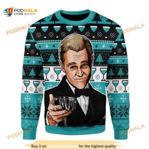 Leo Wine Glass Meme Leonardo Dicaprio Christmas Ugly Sweater, Xmas Gifts