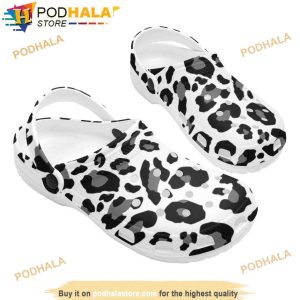 Leopard Print Women’s Clogs By 3D Funny Crocs – Perfect For A Casual And Chic Look