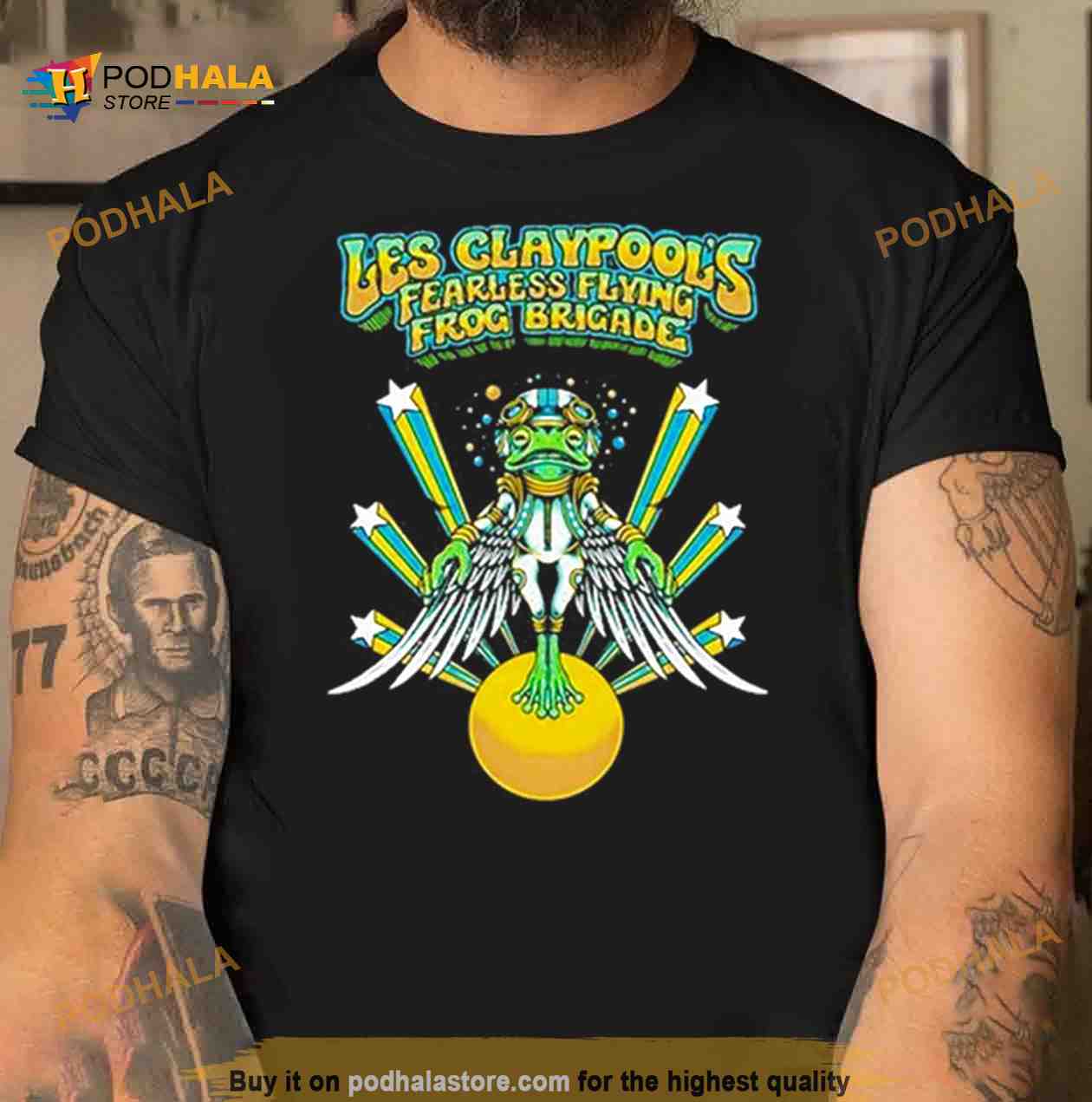Les Claypool’s Fearless Flying Frog Brigade Shirt Les Claypool’s Fearless Flying Frog Brigade Shirt