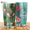 Let’s Flamingle Stainless Steel Cup Coffee Tumbler