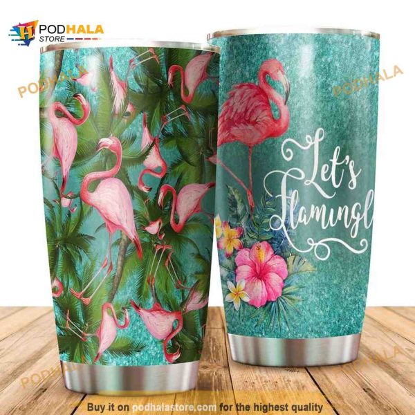 Let’s Flamingle Stainless Steel Cup Coffee Tumbler