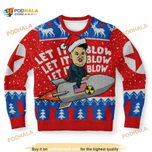 Let It Blow Ugly Christmas Sweater, Xmas Gifts